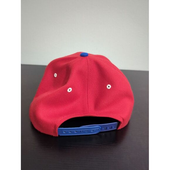 Cabritos Maldichos Mens Snapback Woolen Hat Red Blue Logo - Picture 4 of 6